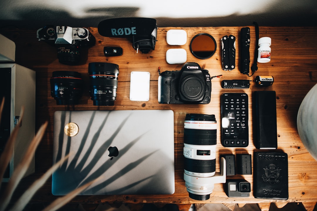 Environmental portrait of an artist in their studio